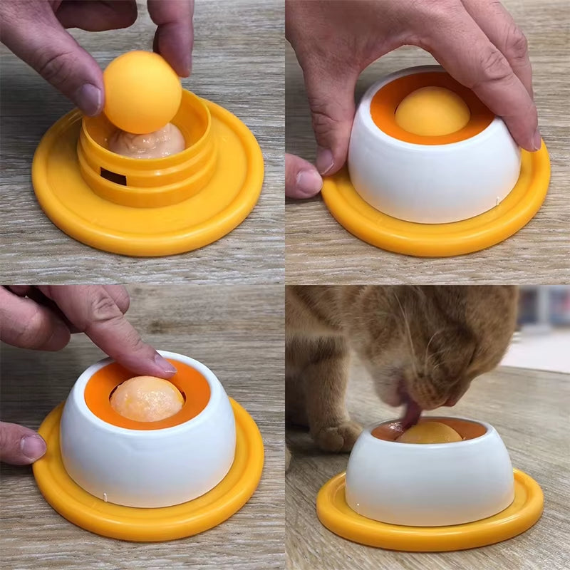 Dog & Cat Licking Mat with Suction Cups – Slow Feeder Silicone Toy for Anxiety Relief & Anti-Spill Treats