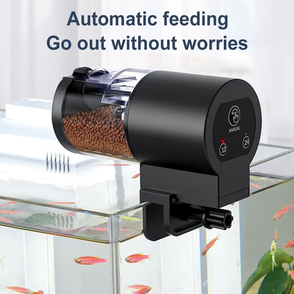 Automatic Fish Feeder 100ml – Smart Timer Aquarium Food Dispenser